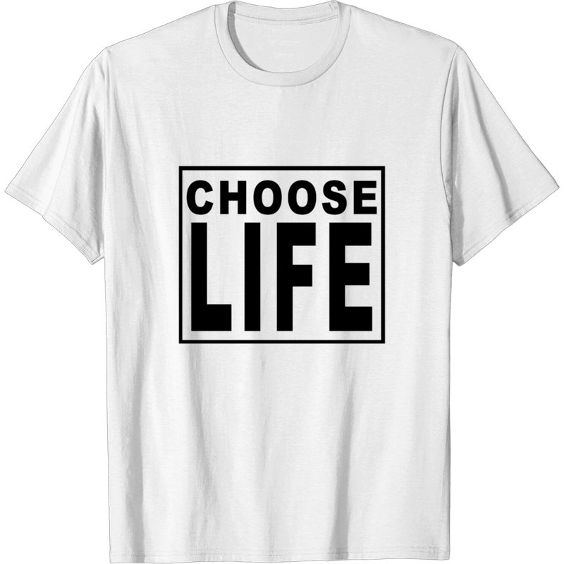 T-shirt Choose Life - Wham! pour hommes — T-shirts pour hommes