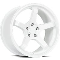 Katana Racing HR05 Gloss White Wheels - 18x10.5 - 5x120 - 22 Offset — Wheels & Rims