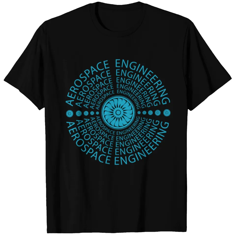 Aerospace Engineering Logo Airplane Engineer T-Shirt for Men — Mens T Shirts