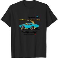 1968 Plymouth Road Runner Salt Flats Light Blue T-shirt for Men — Mens T Shirts