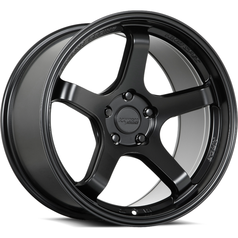 Roues Katana Racing HR05 Noir Mat - 18x8.5 - 5x120 - 35 Offset — Roues et jantes
