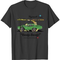 1968 Plymouth Road Runner Salt Flat Green T-shirt for Men — Mens T Shirts