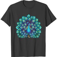 Peacock Men's T-Shirt in Black — Mens T Shirts