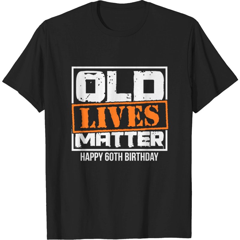 Old Lives Matter Grandfather T-shirt for Men
