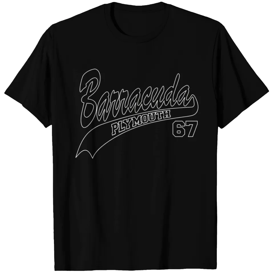 T-shirt 67 Barracuda à contour blanc pour hommes — T-shirts pour hommes
