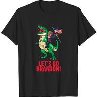 T-shirt Let's Go Brandon pour hommes en noir — T-shirts pour hommes