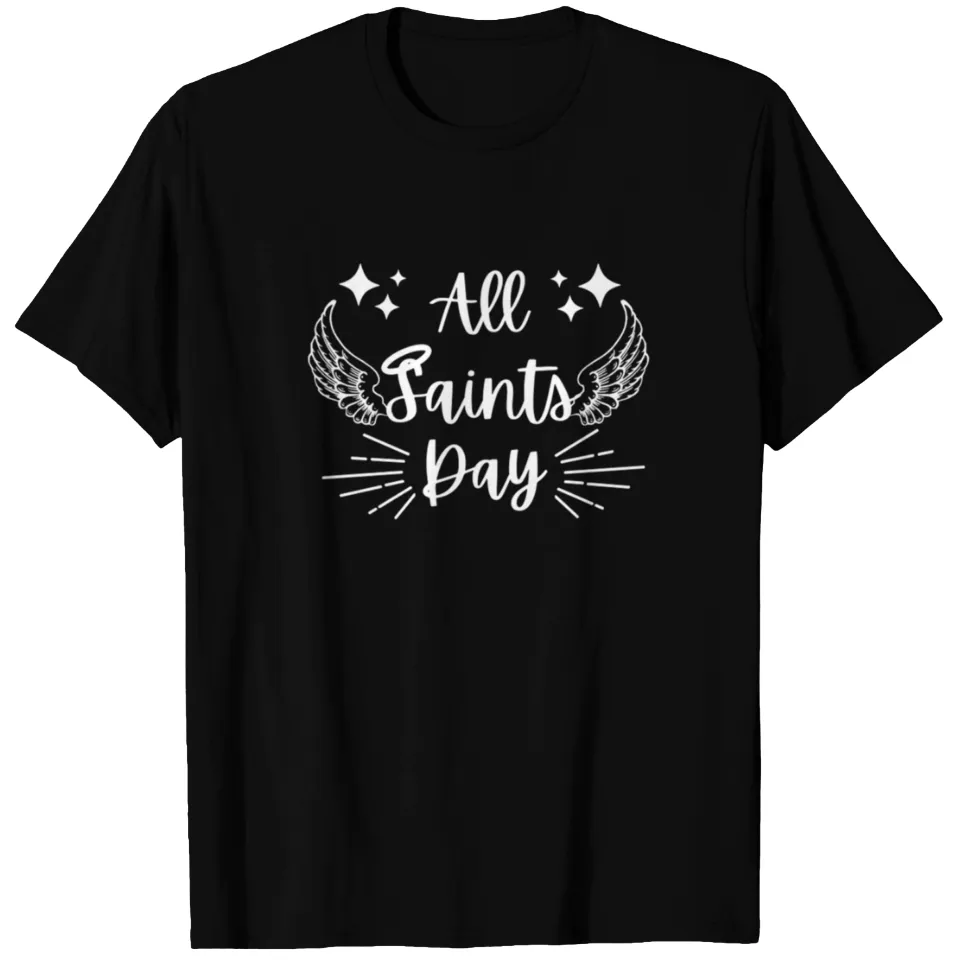 T-shirt pour hommes All Saints Day en noir — T-shirts pour hommes