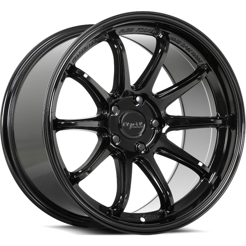 Katana Racing HR06 Gloss Black Wheels - 18x8.5, 5x120, 35 Offset — Wheels & Rims