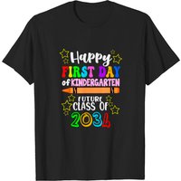 T-shirt de la première journée de maternelle, classe de 2034 pour hommes — T-shirts pour hommes