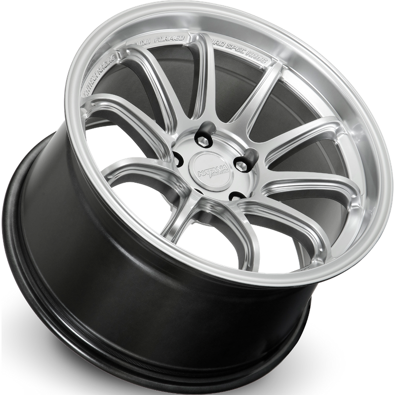 Jantes Katana Racing HR06 Gloss Gunmetal Matte Lip 18x8.5 5x120 — Roues et jantes