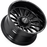 Lock Extreme Striker Gloss Black Milled Wheels - 20x10 - 5x127 — Wheels & Rims