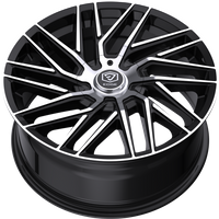 Jantes Edge Wheels 355MB Noir Brillant Usiné 20x8.5 5x100 — Roues et jantes