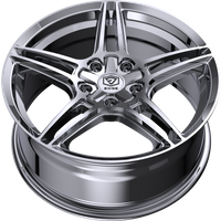 Jantes Edge Wheels 354C Chrome - 20x8.5 - Motif de boulons 5x108