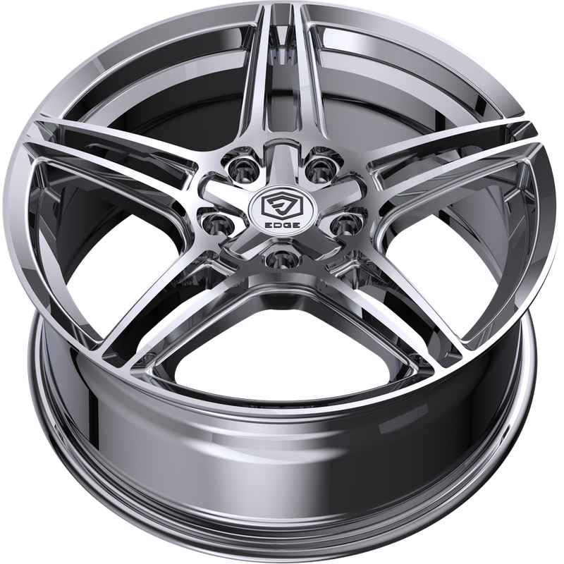 Jantes Edge Wheels 354C Chrome - 20x8.5 - Motif de boulons 5x108 — Roues et jantes