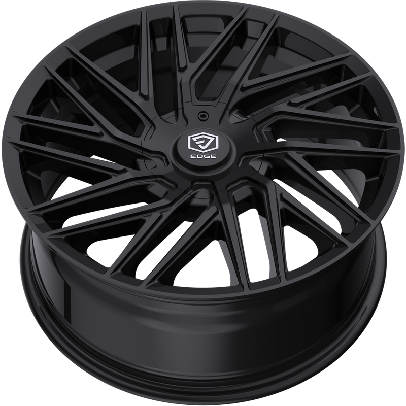 Edge Wheels 355B Gloss Black Rims - 20x8.5 - 5x112 Bolt Pattern — Wheels & Rims