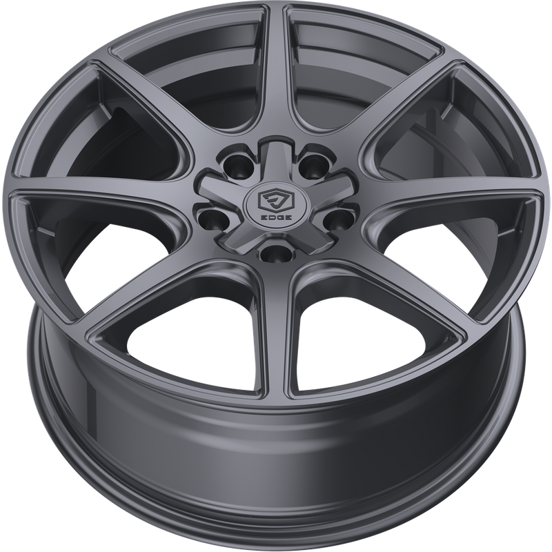 Edge Wheels 357A Gunmetal 17x7.5 Rims 5x114.3 Bolt Pattern 40 Offset — Wheels & Rims