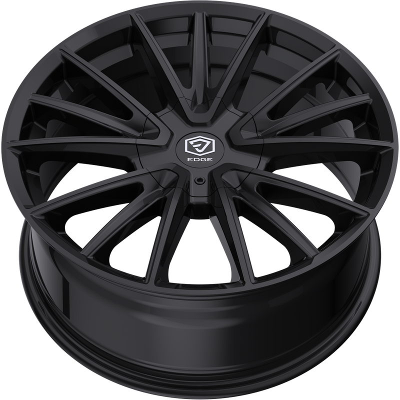 Jantes Edge Wheels 353B Noir Brillant - 20x8.5 - Motif de 5x112 — Roues et jantes