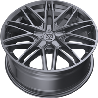 Edge Wheels 352A Gunmetal 20x8.5 Rims 5x108 Bolt Pattern 40 Offset — Wheels & Rims
