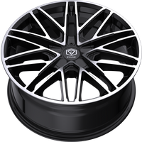 Jantes Edge Wheels 352MB Noir Brillant Usiné 20x8.5 5x108 — Roues et jantes