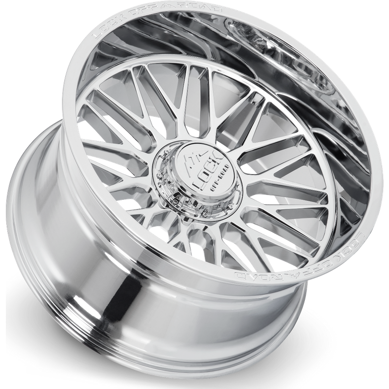 Roues Lock Extreme Apex Chrome - 22x12 - Motif de boulon 5x127 — Roues et jantes