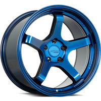 Katana Racing HR05 Metallic Blue Wheels - 18x10.5 - 5x120 Bolt Pattern — Wheels & Rims