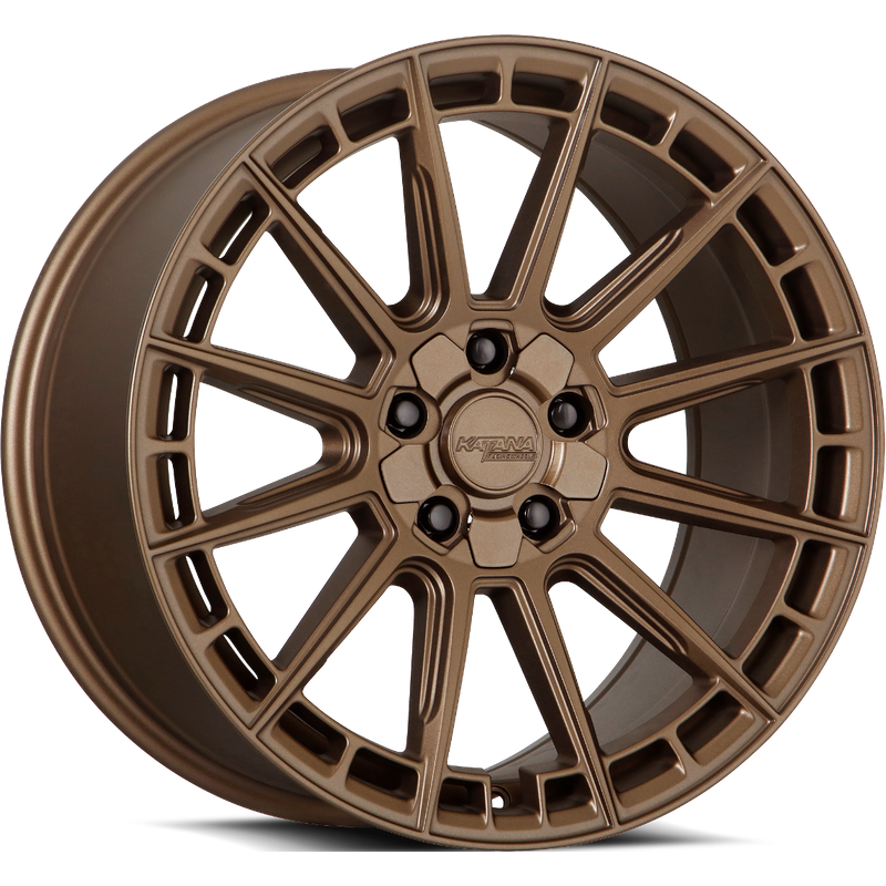Katana Racing KR11 Matte Bronze Wheel - 17x7.5 - 5x100 - 40 Offset — Wheels & Rims