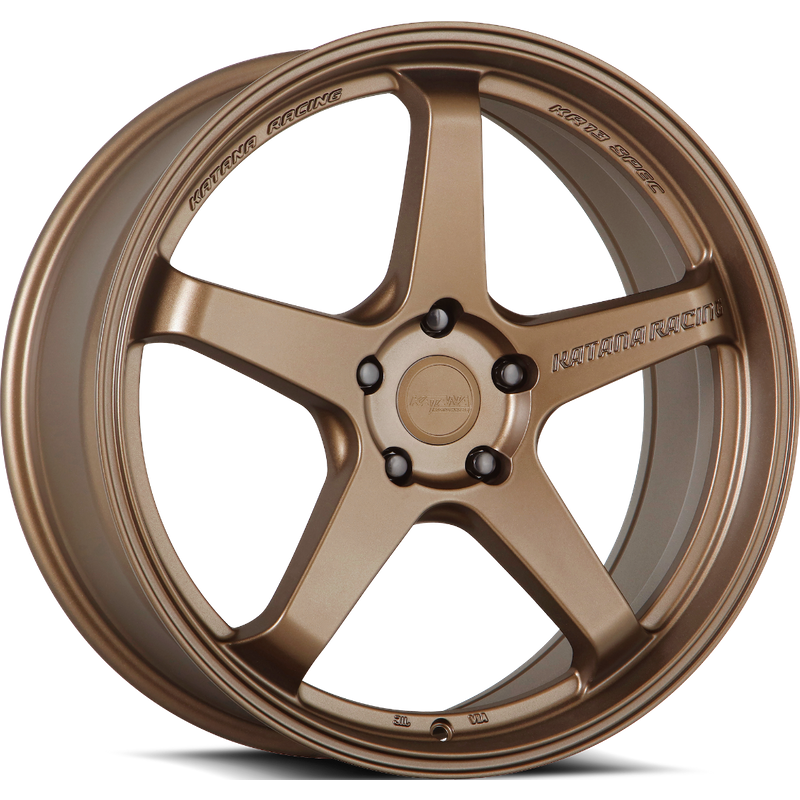 Katana Racing KR13 Matte Bronze Wheels - 17x7.5 - 5x120 - 40 Offset — Wheels & Rims