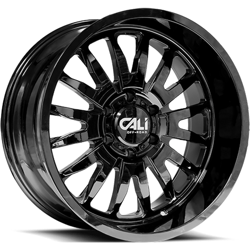 Cali Off Road 9110 Summit Gloss Black Wheels - 20x10 - 8x170 -25 Offset