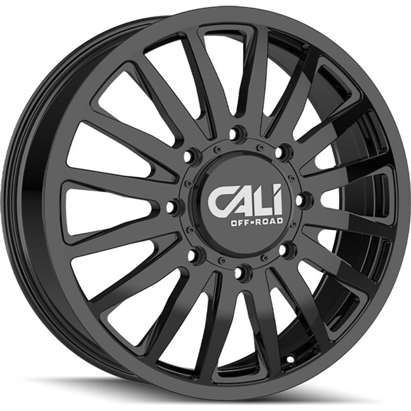 Cali Off Road 9110D Summit Dually Gloss Black Wheels 22x8.25 — Wheels & Rims