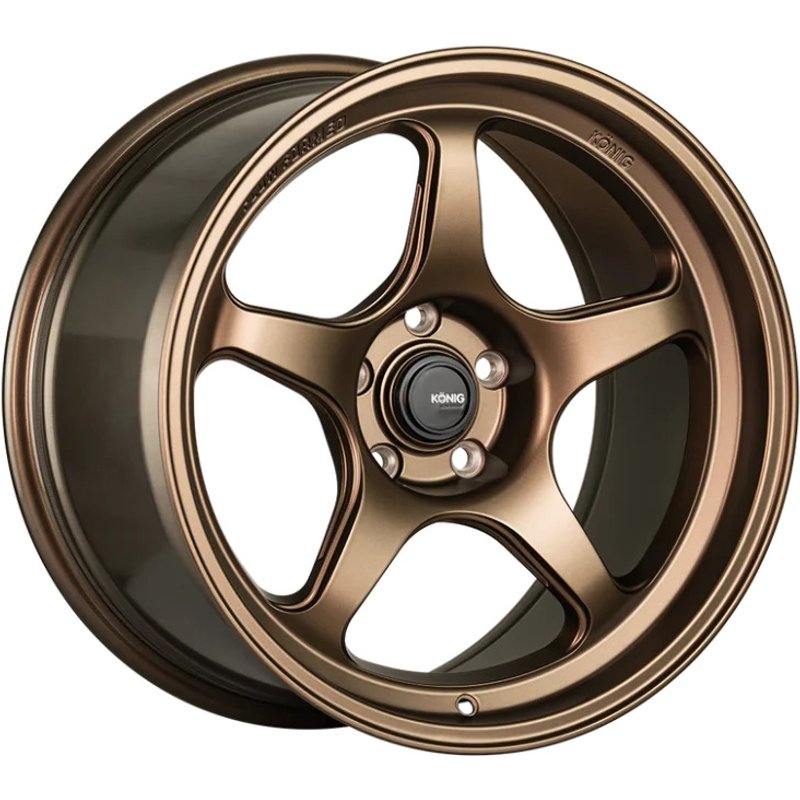 Roues Konig Hyperspec BZ Bronze Mat - 18x10.5 - 5x114.3 - 22 Offset — Roues et jantes