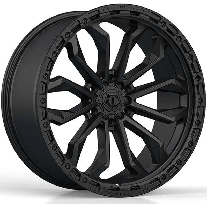 TIS 556SB Black Wheel - 17x9 - 6x139.7 Bolt Pattern - 0 Offset — Wheels & Rims