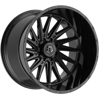 Roues TIS 547B Noires - 20x12 - Motif de boulons 8x165.1 -44 Offset