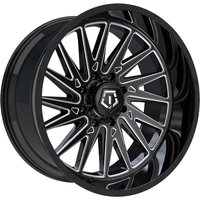 Roues TIS 547BM 2.0 Moulées Noires 20x9 - Motif de 5x127