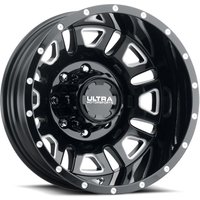 Ultra 003RBM Hunter Dually Moulé Noir 16x6 - Motif de Boulons 6x205 — Roues et jantes