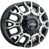 Ultra Wheel 022FU Scorpion Dually Gloss Black Machined Face 17x6.5 — Wheels & Rims
