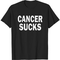 T-shirt Cancer Sucks pour hommes en noir — T-shirts pour hommes