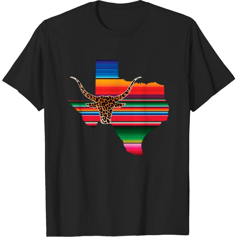 T-shirt Serape Carte du Texas pour Hommes — T-shirts pour hommes