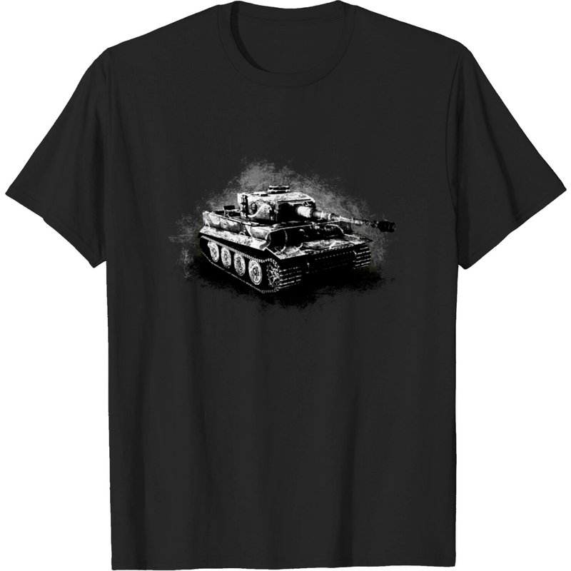 T-shirt Tank Tiger pour hommes - Noir — T-shirts pour hommes