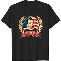 Scott Joplin T-Shirt for Men in Black