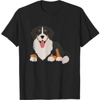 Bernese Mountain Dog Face T-shirt for Men — Mens T Shirts