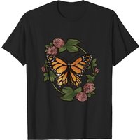 Monarch Butterfly Vintage Clover T-Shirt for Men