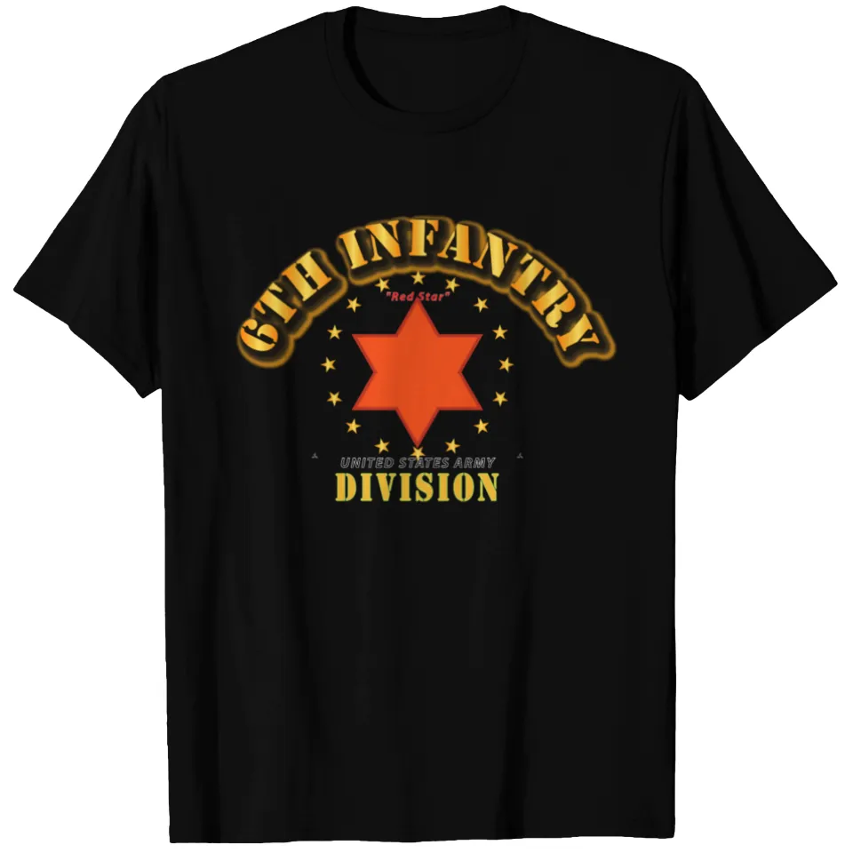 6th Infantry Division - Red Star T-Shirt for Men