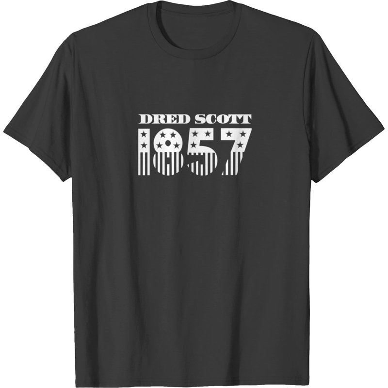Dred Scott 1857 T-Shirt for Men in Black