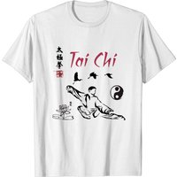 Tai Chi Garden Calligraphy T-Shirt for Men