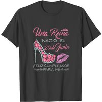Une Reine est Née le 20 Juin T-Shirt d'Anniversaire pour Hommes — T-shirts pour hommes
