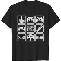 T-shirt Control Freak pour hommes en noir — T-shirts pour hommes