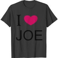 I Love Joe Men's T-Shirt in Black