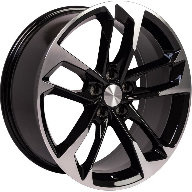 OE CV29 Machined Black Wheels - 20x9.5 - 5x120 Bolt Pattern — Wheels & Rims