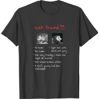 Funny Possum Cat Found Animal Humor T-Shirt for Men — Mens T Shirts