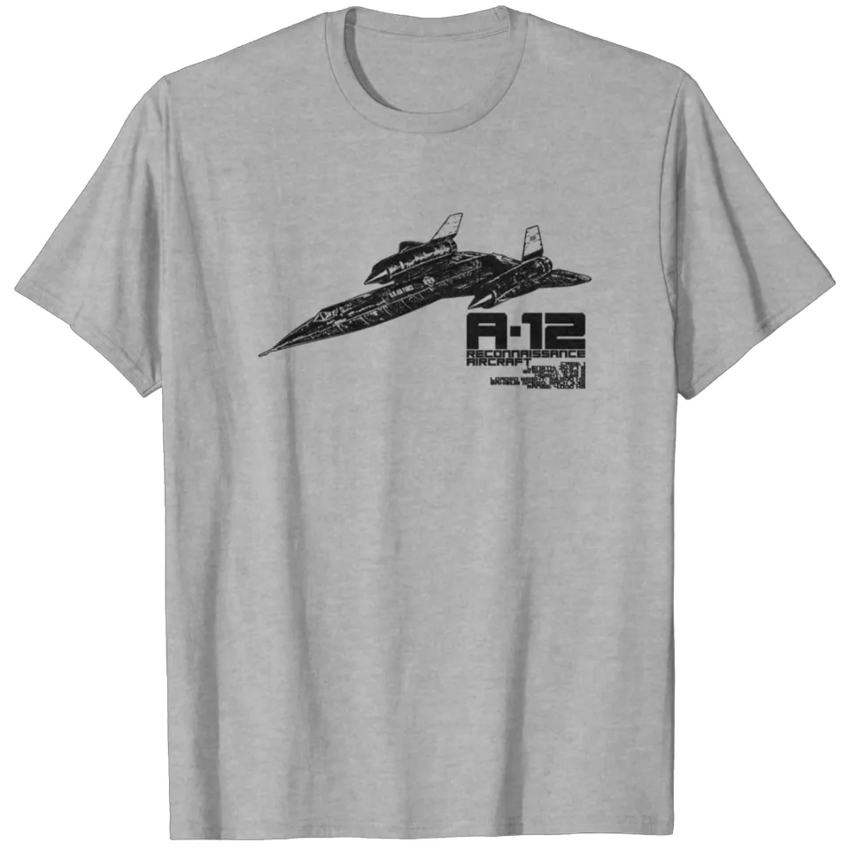 T-shirt A-12 pour hommes en gris cendre — T-shirts pour hommes